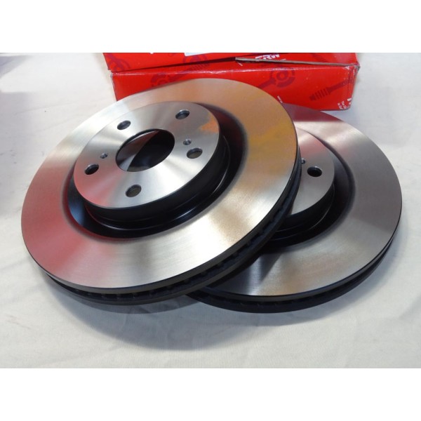 Jeu 2 disques de frein avant ventilé 296mm diametre TRW DF4828S pour lexus ES 5 6 V VI toyota RAV4 XA30 XA40 camry V4 V5 auris E