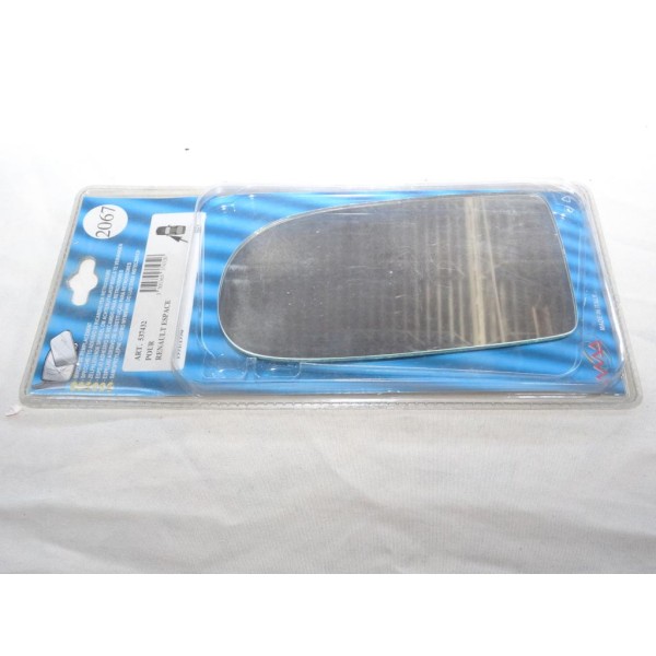 Vitre miroir glace retroviseur avant gauche MAD 2067 537432 pour renault espace 2 II de 1991 à 1996 