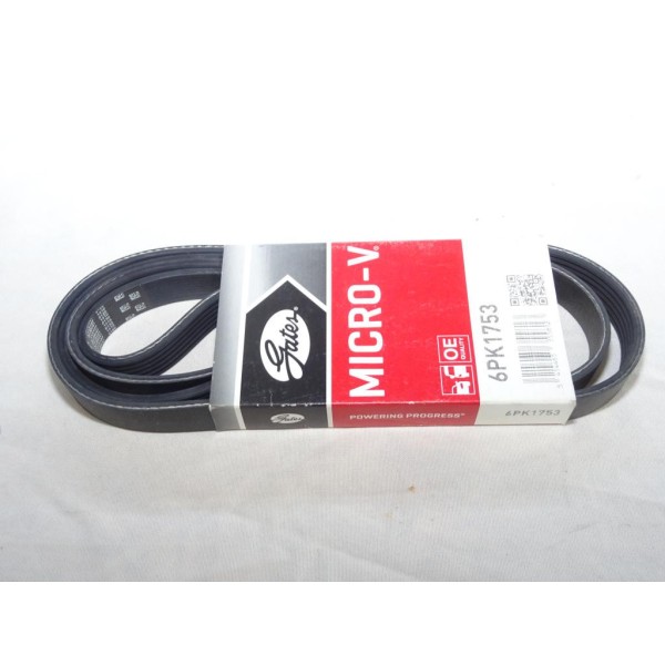 Courroie d'accesoire micro V Gates 6PK1753 pour citroen berlingo C5 évasion xantia xsara fiat ulysse lancia zeta peugeot 306 406