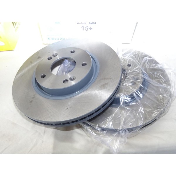 Jeu 2 disques de frein avant ventilé 300mm diametre Blue print ADG043136 pour hyundai i30 i40 ix35 veloster grandeur sonata tucs