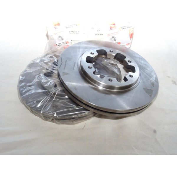 Jeu 2 disques de frein avant 277mm diametre ventilé Ferodo DDF464 pour nissan pathfinder R50 terrano 1 2 I II R20 WD21 D21 D22 f