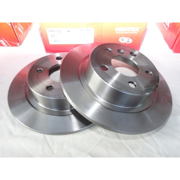 Jeu 2 disques de frein arriere plein 280mm diametre Mintex MDC2682 pour mini cooper BMW serie 1 2 i3 X1 X2 i01 F39 F40 F44 F45 F