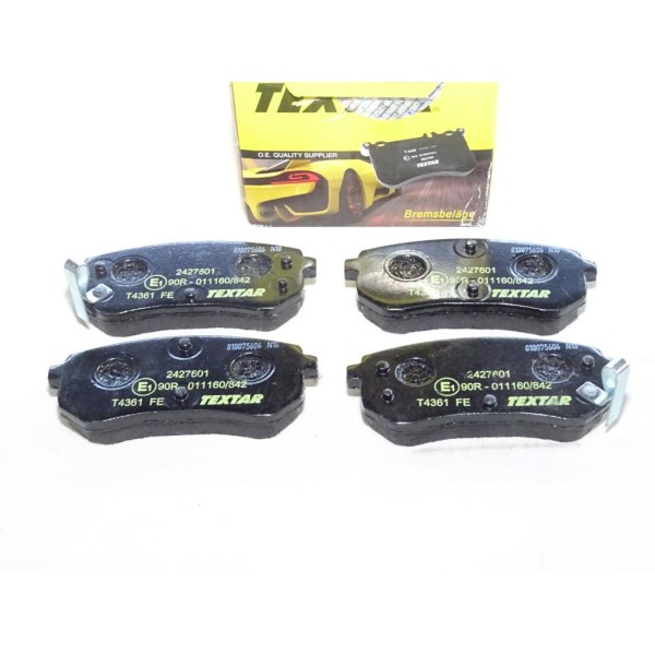 Jeu 4 plaquettes de frein avant montage mando Textar 2427601 pour hyundai i10 kia picanto 1 2 I II 