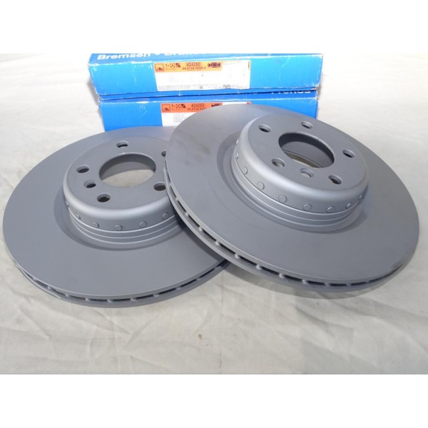 Jeu 2 disque de frein arriere ventilé 345mm diametre ATE 424250 24.0124-0250.2 pour BMW serie 1 2 3 4 F20 F21 F22 F23 F30 F31 F3