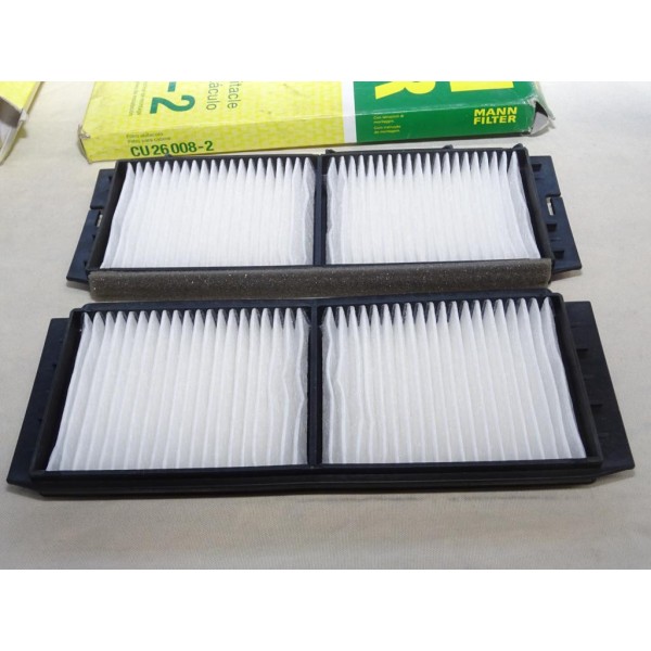 Jeu 2 filtres habitacle interieur Mann filter CU26008-2 pour mazda 3 BL 