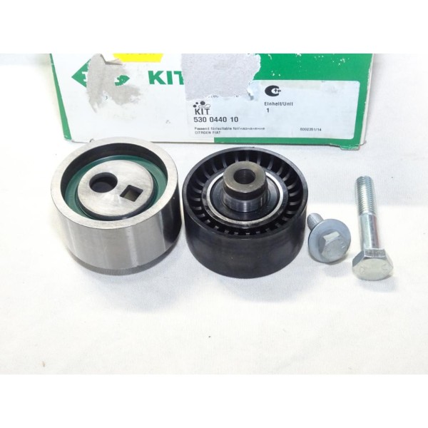 Lot galet tendeur + enrouleur courroie de distribution (non incluse) INA 530044010 pour citroen C15 jumpy berlingo xsara fiat sc