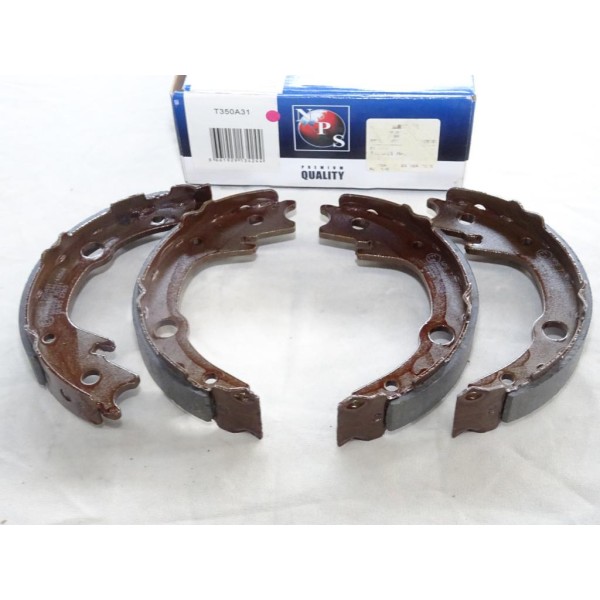 Jeu 4 machoires de frein arriere 172x32mm montage lucas NPS T350A31 pour toyota yaris P1 P2 celica T230 prius XW10 XW20 corolla 