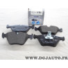 Jeu 4 plaquettes de frein avant montage teves Norauto NRP1073 pour BMW serie 3 5 Z4 E39 E46 E85 E86
