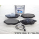 Jeu 4 plaquettes de frein avant montage bendix Norauto NRP1002 pour scudo 1 ulysse citroen jumpy evasion peugeot 806 expert
