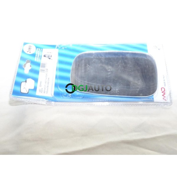 Vitre miroir glace retroviseur avant gauche MAD N°2089 229999 pour renault laguna 2 II de 2001 à 2008 velsatis de 2002 à 2009 