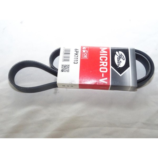 Courroie accessoires Gates 6PK1113 pour audi A3 Q3 TT citroen berlingo jumpy fiat scudo ulysse honda accord 5 V lada 112 kalina 