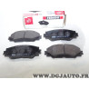 Jeu de 4 plaquettes de frein avant montage akebono Ferodo FDB1891 pour toyota auris corolla 150 180 urban cruiser verso S yaris