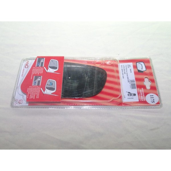 Vitre miroir glace retroviseur gauche grand angle MAD N°1175 204292 pour volkswagen polo de 2000 à 2002 lupo seat arosa partir d