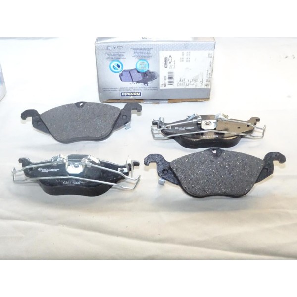 Jeu 4 plaquettes de frein avant montage teves Norauto NRP1293 pour opel astra F G zafira A 