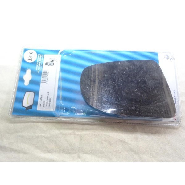 Vitre miroir glace retroviseur droit MAD N°3316 537169 pour opel corsa B de 1993 à 2000 