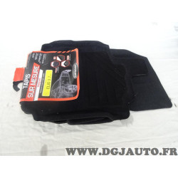 Jeu 4 tapis de sol sur mesure avant + arriere Customagic 202450 pour renault clio 3 III de 2005 à 2012