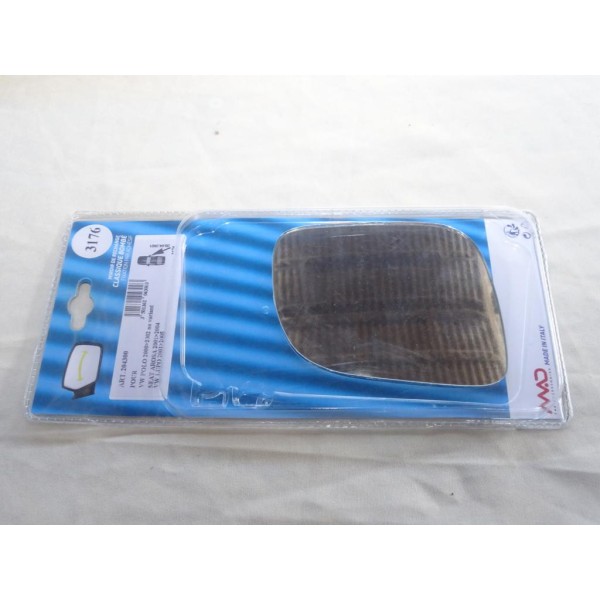Vitre miroir glace retroviseur droit MAD 3176 204300 pour volkswagen polo de 2000 à 2002 lupo de 2001 à 2005 seat arosa de 2001 