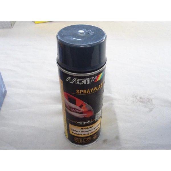 Aerosol bombe peinture elastomere pelable carbon DLU06/28 sprayplast Motip 396540 