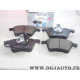 Jeu de 4 plaquettes de frein avant montage teves Norauto NRP1654 pour ford galaxy 1 I seat alhambra volkswagen sharan
