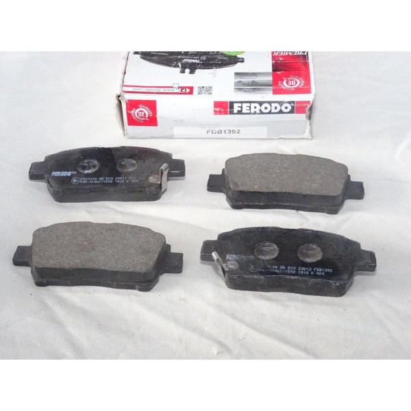 Jeu 4 plaquettes de frein avant montage akebono Ferodo FDB1392 pour toyota yaris P1 P2 celica T230 MR2 W30 corolla E120 prius XW