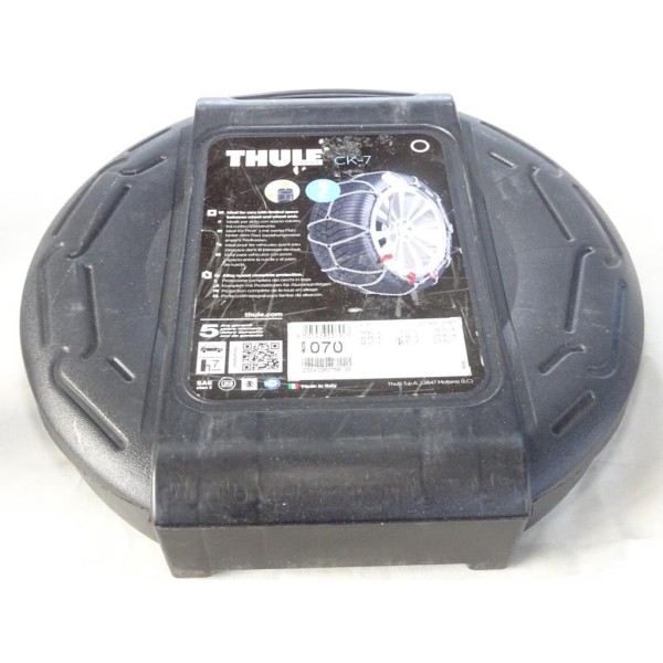 Jeu 2 chaines neige Thule 070 CK7 pour roue jante 175/80/14 175/75/14 195/70/13 175/70/15 195/65/14 185/65/15 205/60/14 195/60/1