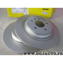 Jeu 2 disques de frein arriere plein 325mm diametre Textar 92277405 pour mercedes classe ML GLE W166 C292 