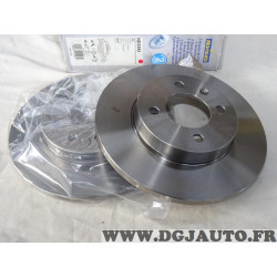 Jeu 2 disques de frein avant 255.8mm diametre plein Norauto ND3392 pour seat cordoba 1 ibiza 2 II inca toledo volkswagen caddy 2