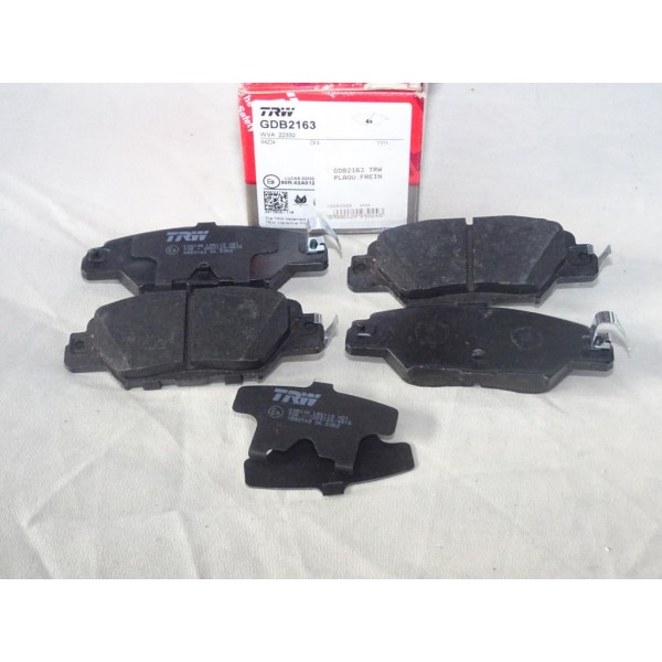 Jeu 4 plaquettes de frein arriere montage akebono TRW GDB2163 pour mazda CX-5 KE KF GH 