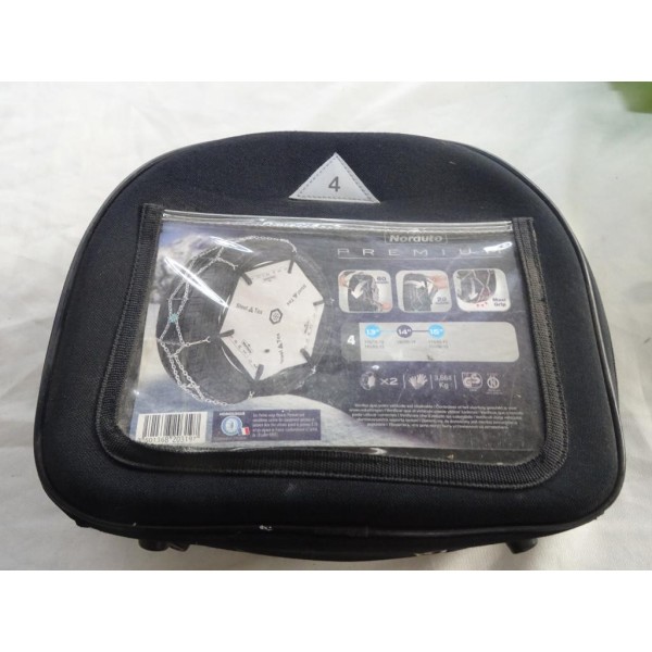 Jeu 2 chaines neige Norauto premium N°4 pour pneu roue jante 175/70/13 185/65/13 195/55/14 175/55/15 195/50/15 175 70 13 185 65 