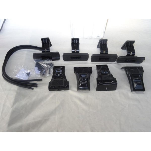Jeu pieds fixation barre de toit Klaxcar N°16 pour peugeot 208 3 portes partir de 2012 seat leon 5 portes partir de 2013 volkswa