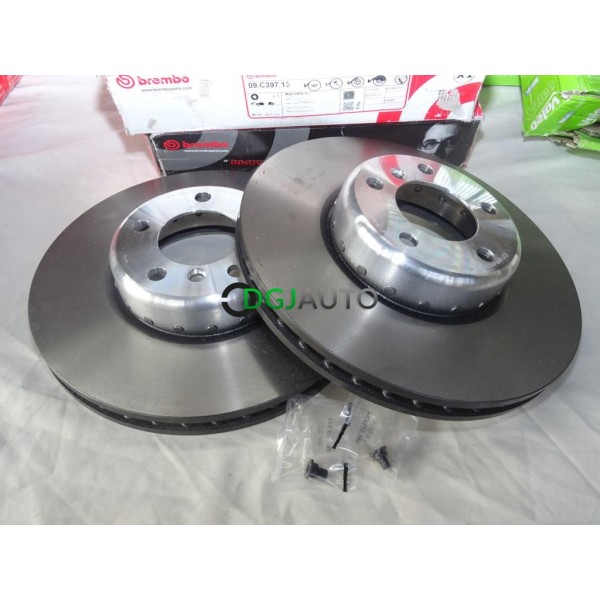 Jeu 2 disques de frein avant ventilé 340mm diametre Brembo 09.C397.13 pour BMW serie 1 2 3 4 F20F21 F22 F23 F30 F31 F32 F33 F34 