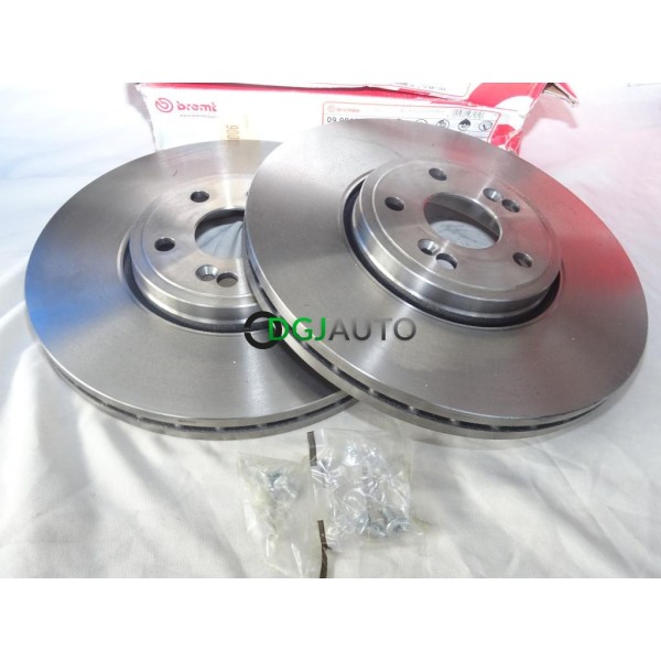 Jeu 2 disques de frein avant ventilé 324mm diametre Brembo 09.9818.10 pour renault espace 4 IV velsatis vel satis 