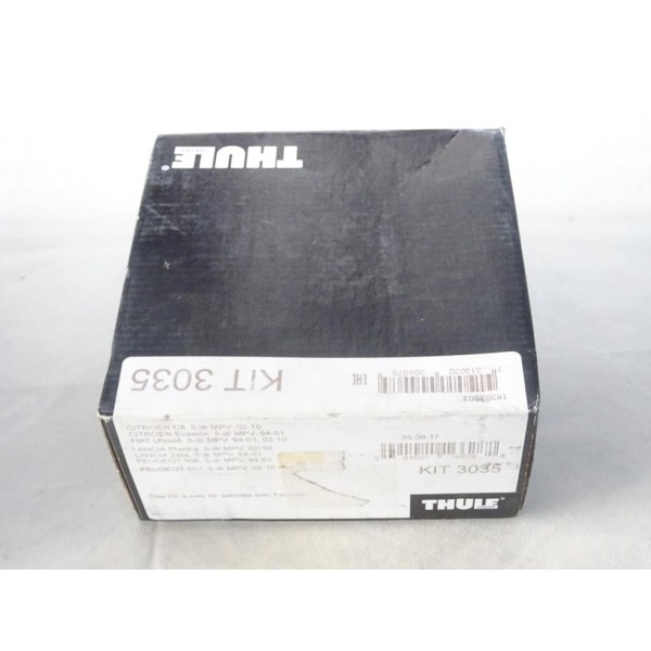 Kit pieds fixation barres de toit Thule KIT3035 pour citroen evasion C8 fiat ulysse 1 2 I II lancia zeta phedra peugeot 806 807 
