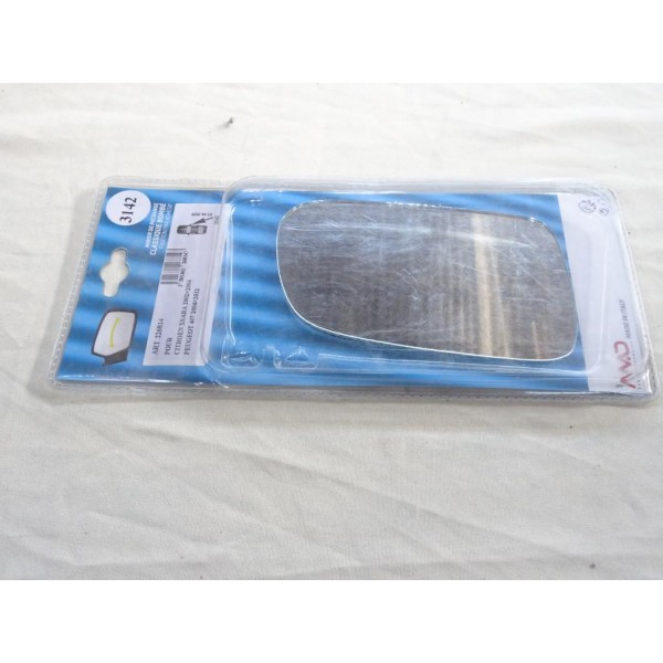 Vitre miroir glace retroviseur avant droit MAD 3142 226814 pour citroen xsara de 2002 à 2004 peugeot 407 de 2004 à 2012 