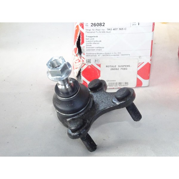 Rotule triangle bras de suspension avant gauche Febi 26082 pour audi A3 Q3 seat altea toledo 3 III leon 2 II skoda octavia 2 II 