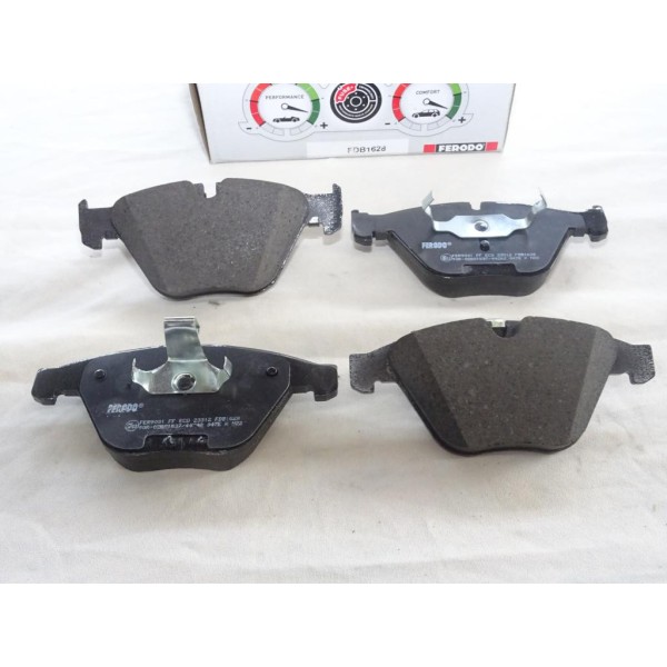 Jeu 4 plaquettes de frein avant montage teves Ferodo FDB1628 pour BMW serie 1 3 5 6 7 E60 E61 E63 E64 E65 E66 E67 E82 E90 E92 E9