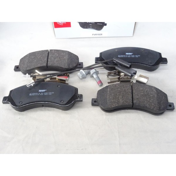 Jeu 4 plaquettes de frein avant montage bendix Ferodo FVR1928 pour ford transit 6 VI 