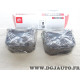 Jeu 4 plaquettes de frein arriere montage brembo Ferodo FDB4217 pour BMW serie 1 3 E81 E82 E88 E91 E92