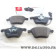 Jeu 4 plaquettes de frein avant montage teves Ferodo FDB4223 pour audi A3 TT seat leon 2 II volkswagen scirocco 3 III golf 6 VI