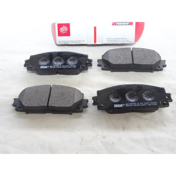 Jeu 4 plaquettes de frein avant montage akebono Ferodo FDB1829 pour toyota yaris 2 3 II III XP9 XP13 
