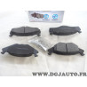 Jeu 4 plaquettes de frein avant montage kelsey Norauto NRP419 pour seat ibiza 2 II cordoba toledo volkswagen caddy 1 golf 1 2 3