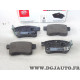 Jeu 4 plaquettes de frein arriere montage nissin Ferodo FDB4198 pour honda accord 8 9 VIII IX CU CW CP CR