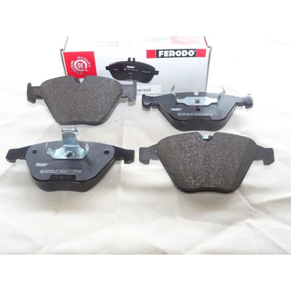 Jeu de 4 plaquettes de frein avant montage teves Ferodo FDB1628 pour BMW serie 1 3 5 6 7 E60 E61 E63 E64 E65 E66 E67 E82 E90 E92