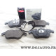 Jeu de 4 plaquettes de frein avant montage teves Delphi LP2165 pour citroen C5 peugeot 407 dont SW