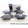 Jeu de 4 plaquettes de frein avant montage teves Delphi LP2165 pour citroen C5 peugeot 407 dont SW