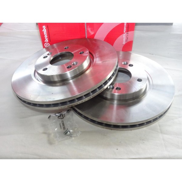Jeu 2 disques de frein avant 300mm diametre ventilé Brembo 09A53210 pour hyundai tucson sonata i30 ix35 veloster i40 grandeur ki