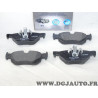 Jeu 4 plaquettes de frein arriere montage teves Norauto NRP1807 pour BMW serie 1 3 X1 E81 E82 E84 E87 E88 E90 E91 E92 E93