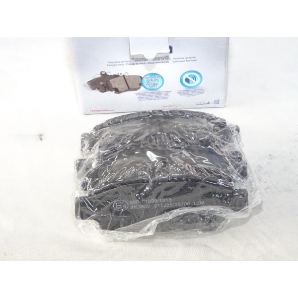 Jeu 4 plaquettes de frein avant montage akebono Norauto NRP1368 pour toyota yaris P1 P2 echo P1 