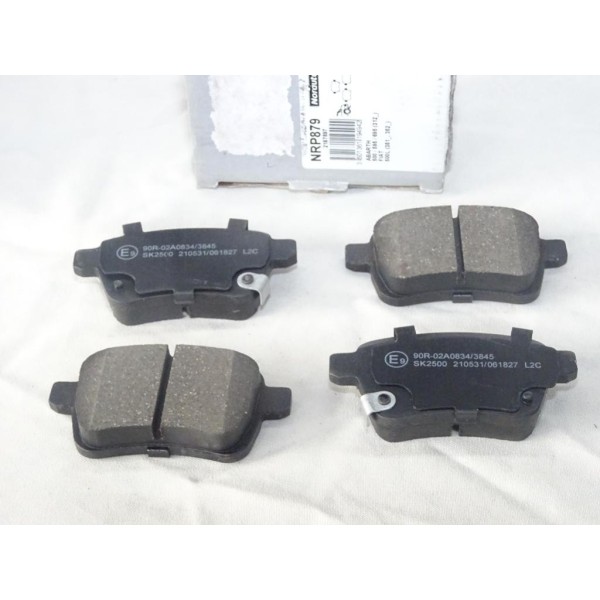 Jeu 4 plaquettes de frein arriere montage TRW Norauto NRP879 pour fiat 500 500L dont abarth 