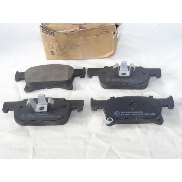 Jeu 4 plaquettes de frein avant montage teves Norauto NRP4841 pour opel adam corsa E 